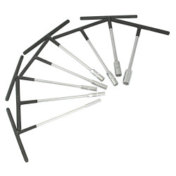 Bike-It T-Sleutels met rubber handvat 8 stuks