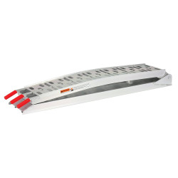 Biketek Oprijplaat Aluminium 230mm/340kg | Zilver