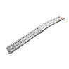 Biketek Oprijplaat Aluminium 230mm/340kg | Zilver