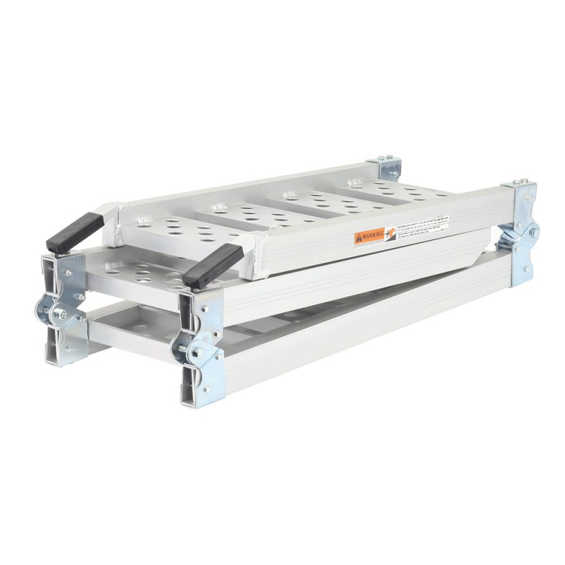Biketek Oprijplaat Aluminium Bi-Fold 200mm/340kg | Zilver