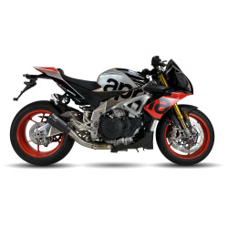 IXRace Uitlaat MK2 Series | Zwart | Aprilia RSV4 1100 RR & RSV4 Factory & Tuono V4 1100 Factory & Tuono V4 RR