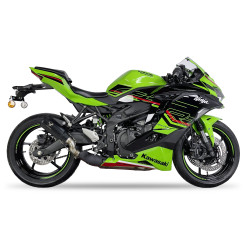IXRace Uitlaat MK2 Series | Zwart | Kawasaki ZX-25R/ZX4R/ZX4RR