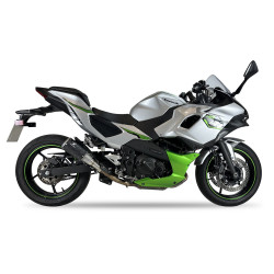 IXRace Uitlaat MK2 Forged | Carbon | Kawasaki Ninja 500 & Ninja 7 450 Hybrid & Z500 & Z7 450 Hybrid