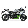IXRace Uitlaat MK2 Forged | Carbon | Kawasaki Ninja 500 & Ninja 7 450 Hybrid & Z500 & Z7 450 Hybrid