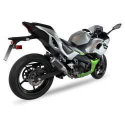 IXRace Uitlaat MK2 Forged | Carbon | Kawasaki Ninja 500 & Ninja 7 450 Hybrid & Z500 & Z7 450 Hybrid