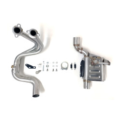IXRace Uitlaatsysteem MK2 Series | Zilver | Kawasaki Ninja 650 & Z650