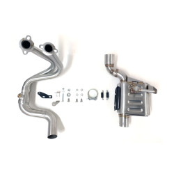 IXRace Uitlaatsysteem MK2 Series | Zwart | Kawasaki Ninja 650 & Z650(+RS)