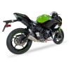 IXRace Uitlaatsysteem MK2 Series | Zilver | Kawasaki Ninja 650 & Z650(+RS)
