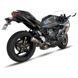 IXRace Uitlaat MK2 Series | Zilver | Kawasaki Ninja 1000 H2