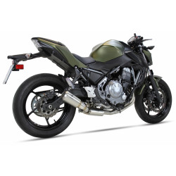 IXRace Uitlaatsysteem MK2 Series | Zilver | Kawasaki ER-6 & Versys 650