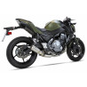IXRace Uitlaatsysteem MK2 Series | Zilver | Kawasaki ER-6 & Versys 650