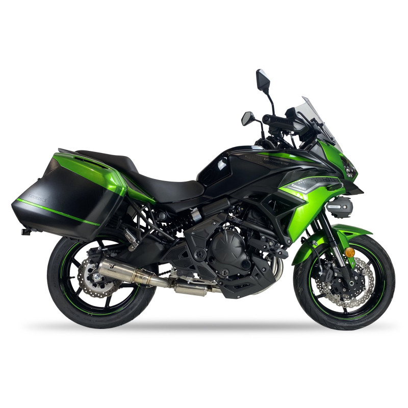 IXRace Uitlaatsysteem MK2 Series | Zilver | Kawasaki Versys 650