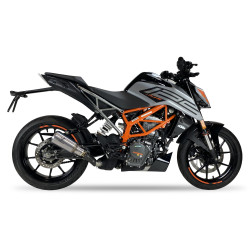 IXRace Uitlaat MK2 Series | Zilver | KTM 125/390 Duke & 390 RC