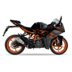 IXRace Uitlaat MK2 Series | Zilver | KTM 125/390 Duke & 390 RC