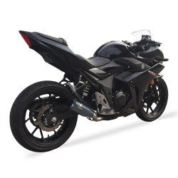 IXRace Uitlaat MK2 Series | Zwart | Suzuki DL250/GSX-R250