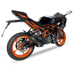 IXRace Uitlaat MK2 Series | Zwart | KTM 125/390 Duke & RC