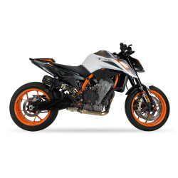 IXRace Uitlaat MK2 Series | Zwart | Husqvarna 801 Vitpilen & KTM 790/890 Duke & 890 Duke R