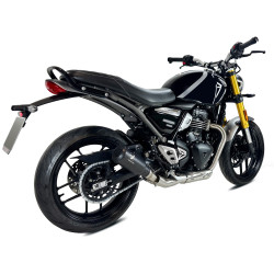 IXRace Uitlaat MK2 Series | Zwart | Triumph Scrambler 400 X & Speed 400