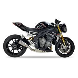 IXRace Uitlaat MK2 Series | Zilver | Triumph Speed Triple 1200 RR/RS