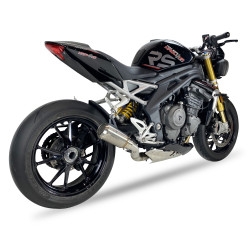 IXRace Uitlaat MK2 Series | Zilver | Triumph Speed Triple 1200 RR/RS