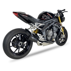 IXRace Uitlaat MK2 Series | Zwart | Triumph Speed Triple 1200 RR/RS