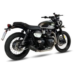 IXRace Uitlaatsysteem MK2 Series | Zwart | Triumph Scrambler 900