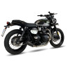 IXRace Uitlaatsysteem MK2 Series | Zwart | Triumph Scrambler 900