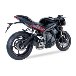 IXRace Uitlaat MK2 Series | Zwart | Triumph Street Triple 765