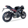 IXRace Uitlaat MK2 Series | Zwart | Triumph Street Triple 765