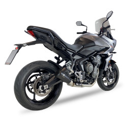 IXRace Uitlaatsysteem MK2 Series | Zwart | Triumph Tiger Sport 660