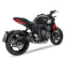 IXRace Uitlaatsysteem MK2 Series | Zwart | Triumph Trident 660