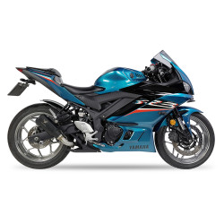 IXRace Uitlaat MK2 Series | Zwart | Yamaha YZF R3