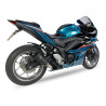 IXRace Uitlaat MK2 Series | Zwart | Yamaha YZF R3