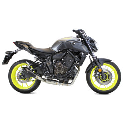IXRace Uitlaatsysteem MK2 Series | Zwart | Yamaha MT-07