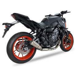 IXRace Uitlaatsysteem MK2 Series | Zwart | Yamaha MT-07