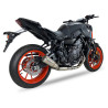 IXRace Uitlaatsysteem MK2 Series | Zwart | Yamaha MT-07