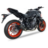IXRace Uitlaatsysteem MK2 Series | Zwart | Yamaha MT-07