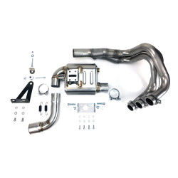 IXRace Uitlaatsysteem MK2 Series | Zilver | Yamaha Tracer 900