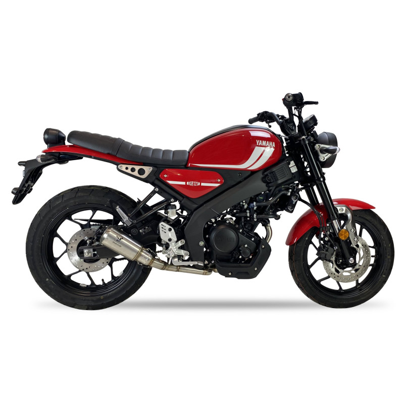 IXRace Uitlaatsysteem MK2 Series | Zilver | Yamaha XSR125 & YZF R125