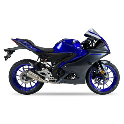 IXRace Uitlaatsysteem MK2 Series | Zilver | Yamaha XSR125 & YZF R125
