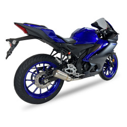 IXRace Uitlaatsysteem MK2 Series | Zilver | Yamaha XSR125 & YZF R125