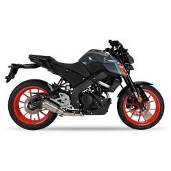 IXRace Uitlaatsysteem MK2 Series | Zilver | Yamaha XSR125 & YZF R125