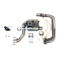 IXRace Uitlaatsysteem MK2 Series | Zwart | Yamaha XSR700