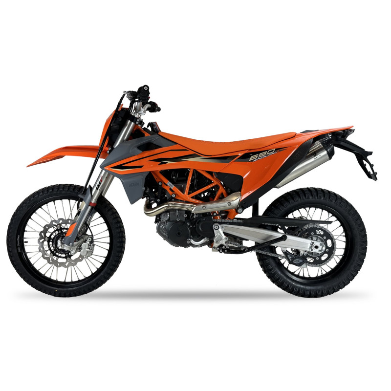 IXRace Uitlaat Desert | Zilver | KTM 690 Enduro/SMC