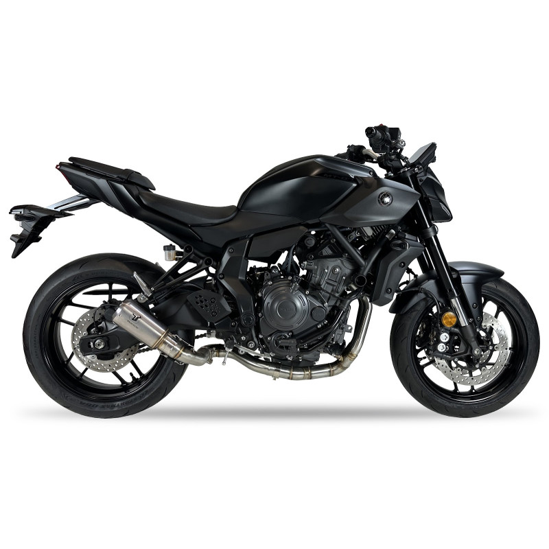 IXRace Uitlaatsysteem MK2 | Zwart | Yamaha MT-07