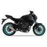 IXRace Uitlaatsysteem MK2 | Zwart | Yamaha MT-07