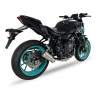 IXRace Uitlaatsysteem MK2 | Zwart | Yamaha MT-07
