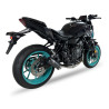 IXRace Uitlaatsysteem MK2 | Zwart | Yamaha MT-07
