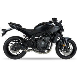 IXRace Uitlaatsysteem MK2 | Zwart | Yamaha MT-07