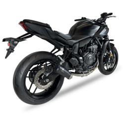 IXRace Uitlaatsysteem MK2 | Zwart | Yamaha MT-07